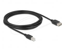 Delock EASY USB 2.0 Type-B - Type-A átalakító kábel 3m fekete (81532)