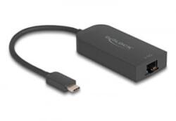 Delock USB-C 2.5 Gigabit LAN adapter fekete (66046)