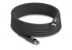 Delock USB 2.0 Type-C kábel PD3.0 60W 2m fekete (81120)