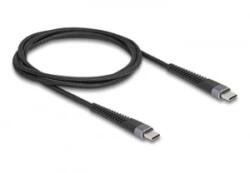 Delock USB 2.0 Type-C kábel 1m fekete (81124)