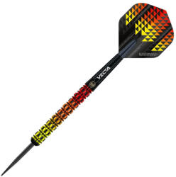 Winmau Set darts steel Winmau Firestorm Flame Parallel 24g, 90% wolfram (150424)
