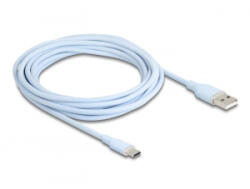 Delock USB 2.0 Type-A - Type-C kábel 4m kék (81224)