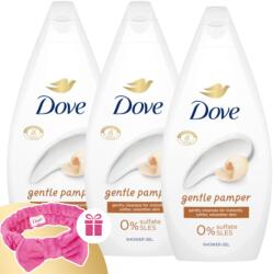 Dove Gentle Pamper Krémtusfürdő 450ml + Ajándék Hajpánt