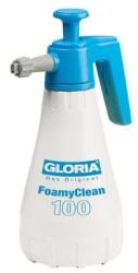 GLORIA FoamyClean 100 - Pulverizator de spuma compact pentru curatare eficienta in gospodarie | Capacitate 1 L | Spuma personalizabila | Ideal pentru baie, bucatarie, fereastra si multe altele (000650.0000) Pulverizator