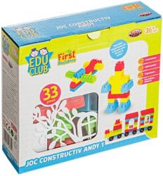 Burak Toys Joc Constructiv Andy 1 EDU CLUB, 33 piese, Burak Toys 1003309