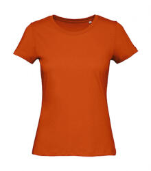 B and C Női rövid ujjú organikus póló B and C Organic Inspire T /women T-Shirt M, Városi narancssárga