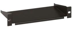 Legrand Rackszekrény polc - (10" , 1U, fix, 120 mm mély, 2 ponton rögzíthető, 10kg, Linkeo, Fekete) (046223)