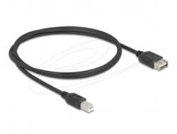 Delock EASY USB 2.0 Type-B - Type-A átalakító kábel 1m fekete (81530)