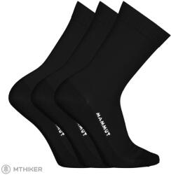 Mammut Everyday Crew Socks 3 db-os zokni, fekete (EU 45-47)