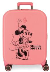 ABS utazótáska MINNIE MOUSE Happines Coral, 55x40x20cm, 37L, 3668622 (kis kiszerelés) (MIN0309Se)