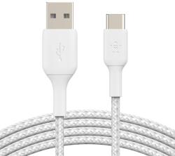 Belkin BOOST↑CHARGE USB-C apa - USB-A apa Adat- és töltőkábel 1m - Fehér (CAB002BT1MWH) (CAB002BT1MWH)