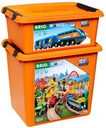 BRIO Smart Tech játékkészlet, Intelligens vonat, Fényekkel és hangokkal
