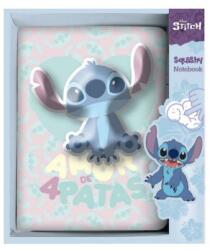Stitch Squishy 3D Stitch füzet, B6, többszínű (75224PTR)