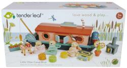 Tender Leaf Fából készült játékkészlet Tender Leaf Toys - Vidra családi hajó