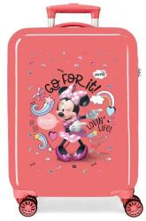 ABS utazótáska MINNIE MOUSE Loving Life, 55x38x20cm, 34L, 4721721 (kicsi) (MIN0307)