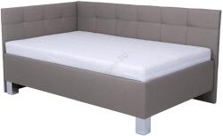 POHODA Тапицирано легло с място за съхранение без матрак MARIA PETITE 120x200 cm таупе (PO0056)