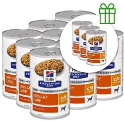 Hill's Hills Prescription Diet Canine c/d Multicare Chicken 370 g 9+3 GRATUIT