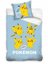 Carbotex Pokemon pamut ágyneműhuzat 140x200 Pikachu Eredeti (POKE242395-PP)