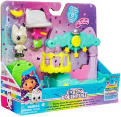 Gabby’s Dollhouse Gabbys babaház játékkészlet - Díszített erkély, Pandy Paws