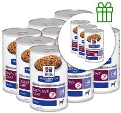 Hill's Hill's Prescription Diet i/d Low Fat Digestive Care conserve pentru câini 360g 9+3 GRATUIT