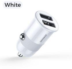 JOYROOM C-A06 3.1A 2xUSB Autós Töltőfej + Micro USB 1M Adatkábel White 6941237128492 (6941237128492)