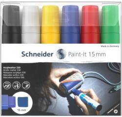 Schneider Paint-It 330 marker akrilfestékkel, 15 mm, 6db/Set1