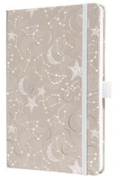 Sigel Naptár, A5, heti, 2026, kemény borító, SIGEL "Jolie", Cosmic Fantasy Beige J6349 (J6349)