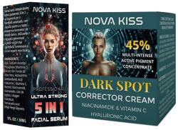 Nova Kiss Professzionális arcápoló szett pigmentfoltok ellen szérum 5 az 1-ben Ultra Erőteljes formulával és korrekciós krém 45% aktív koncentrátummal, NOVA KISS®