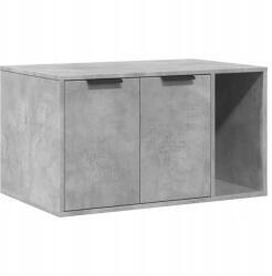 vidaXL alomtálca szekrény, betonszürke, 80x50x45 cm (857736)