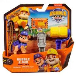 PAW Patrol Játék szett, Paw Patrol - Rubble Crew, Rubble and Mix