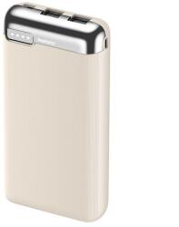 REMAX ® Powerbank, 10000mAh, külső akkumulátor, 20W gyorstöltés (2xUSB-A), bézs (TB2749_RPP6251)