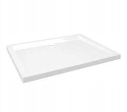 vidaXL Abs négyszögletes zuhanytálca fehér 80x100 cm (148903)