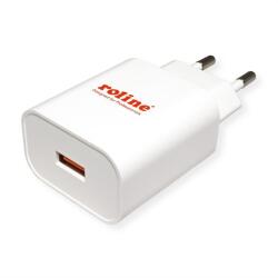 Roline Fali töltő, 1x USB3.0 USB-A 18W, fehér 19.11. 1061-10 (19.11.1061-10)