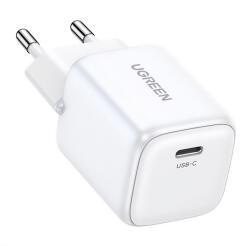 UGREEN hálózati töltő Type-C aljzat (20W, GaN, PD gyorstöltő 4.0) FEHÉR CD318_W (CD318_W)