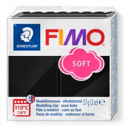FIMO Modellina Fimo Soft fekete szín 9 (S 8020-9)
