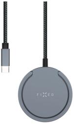FIXED MagPad Qi2 vezeték nélküli töltő, MagSafe támogatás szürke FIXMPADP-GR (FIXMPADP-GR)