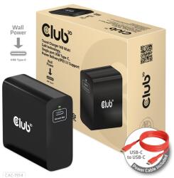 Club 3D Hálózati Töltő - CAC-1914EU (140W, GaN USB-C, PD 3.1) (CAC-1914EU)