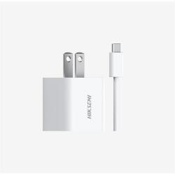 HIKSEMI Hikvision HIKSEMI Telefon töltő - 1db USB-C, 1db USB-A + USB-C kábel, 33W, US plug HS-HUB-GAN33(STD)/1C1A/33W/WHITE (HS-HUB-GAN33(STD)/1C1A/33W/WHITE)