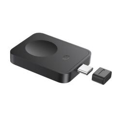 Baseus MAGPRO asztali töltő Type-C (2.5W, PD gyorstöltő, wireless, Apple Watch töltő) FEKETE BSW-543 (BSW-543)