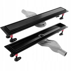 Rea Lefolyó Vízelvezetés Lineáris 70 CM Fekete Matt Kétoldalas Neox Superflow (REA-G7806)