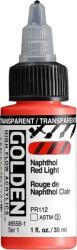 Golden Artist Colors High Flow Akril festék Transparent Naphthol Red Light 30 ml 1 db (0008558-1)