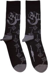 Ghost Symbol Pattern Black 40-45 Zokni (GHOSCK04MB)