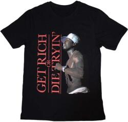 50 Cent Get Rich Black 2XL Ing (50CTS01MB05)