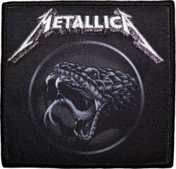 Metallica Black Album Poster Vasalható tapasz (METPAT11)