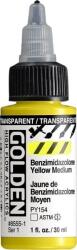 Golden Artist Colors High Flow Akril festék Transparent Benzimidazoloneyellow Medium 30 ml 1 db (0008555-1)