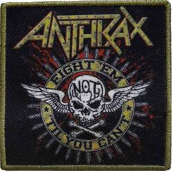 Anthrax Fight 'Em Vasalható tapasz (ANTHPAT10)