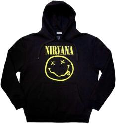 Nirvana Yellow Happy Face Black 2XL Pulóver (NIRVHD04MB05)
