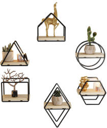 Hanah Home Minyatur Raflar polc, 6 db