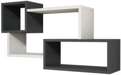 Hanah Home Afro Anhtracite polc, antracit