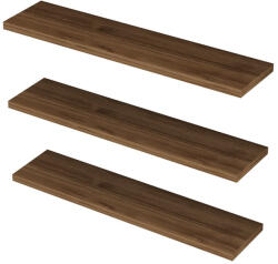 Hanah Home Boss Walnut polc, 3 db, sötétbarna